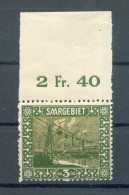 Saar 84OR HERRLICHE OBERRÄNDER**POSTFRISCH (72278 - Unused Stamps