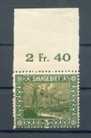 Saar 84OR HERRLICHE OBERRÄNDER**POSTFRISCH (72278 - Nuevos