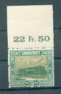 Saar 93 OR HERRLICHE OBERRÄNDER**POSTFRISCH (72274 - Unused Stamps
