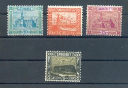 Saar 98/101 LUXUS** MNH POSTFRISCH 120EUR (72251 - Unused Stamps