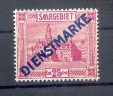 Saar DIENST 14XX ABART**POSTFRISCH (72373 - Officials