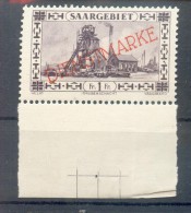 Saar DIENST 30IV ABART**POSTFRISCH (72402 - Dienstmarken