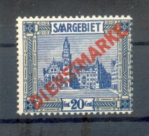 Saar DIENST 5XX ABART**POSTFRISCH (72354 - Service