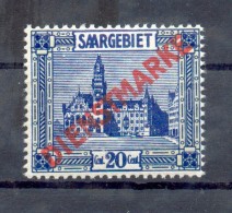 Saar DIENST 5XXI ABART**POSTFRISCH (72358 - Dienstzegels