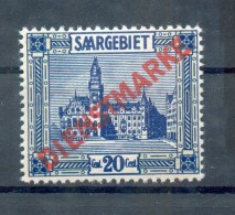 Saar DIENST 5XXIV ABART**POSTFRISCH (72357 - Oficiales