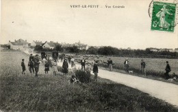 CPA - VERT-le-PETIT (91) - Le Maître D'Ecole Et Ses élèves à L'entrée Du Bourg - Vert-le-Petit