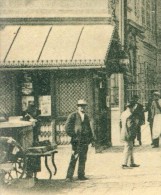 Wien VII Burggasse Fliegender Händler Mit Karren Pferd Auf Strasse 27.7.1901 - Vienna Center