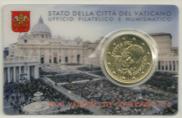Vatican 50 Cent. Coincard 2015 - Vaticaanstad