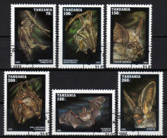 TANSANIA 1995 - Fledermäuse, Bats - Mi.Nr. 2086-2091 - Chauve-souris