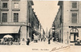 REIMS RUE COLBERT  CARTE PRECURSEUR - Reims