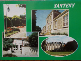 94 - SANTENY - Mairie - Poste - Château. (Multivues) - Santeny