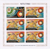 Aitutaki Nº 134 Al 135 En Minipliegos De 5 Series - Aitutaki