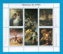 TIMBRES  STAMP VIGNETTE De COLLECTION POUR LES  MUSEES    FRANCISCO De GOYA - Sammlungen