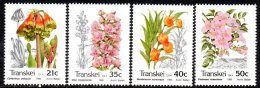 Transkei 1990 Flowers Set Of 4, MNH - Transkei
