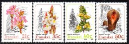 Transkei 1990 Parasitic Plants Set Of 4, MNH - Transkei