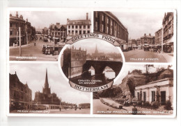 RP MULTIVIEW,ROTHERHAM,YORKS POSTCARD - Other & Unclassified