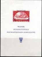 ÖSTERREICH 1965 - Neudruckblock WIPA - Probe- Und Nachdrucke