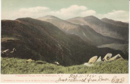 Mount Washington New Hampshire, Presidential Range, C1900s Vintage Postcard - White Mountains