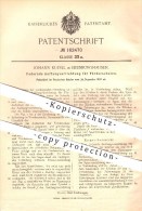 Original Patent - Johann Kuffel In Hildburghausen , 1903 , Federnde Auffangvorrichtung Für Förderschalen !!! - Hildburghausen