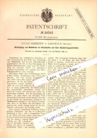 Original Patent - Anton Friedrich In Tannwald / Tanvald B. Reichenberg / Liberec​ , 1883 , Glas-Knöpfe !!! - Boehmen Und Maehren