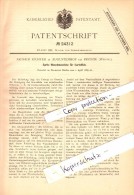 Original Patent - A. Richter In Augustenhof B. Brzozie / Altbrosen , 1883 , Kartoffel-Waschmaschine , Westpreussen !!! - Westpreussen