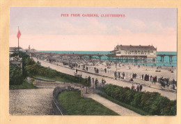 Pier FROM Gardens Cleethorpes  PC  UNUSED UNUSUAL - Sonstige & Ohne Zuordnung