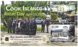 COOK // 2012 - Scoutisme, Girl Guides, Anzac Day - BF Neufs // Mnh - Nuovi