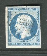 TB YT N° 10 Oblitéré Cachet PC 3395 Tournus - 1852 Luis-Napoléon
