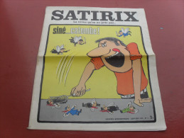 Satirix  La Revue Qu'on Ne Jette Pas       Siné   Janvier 1972  N° 4 - Humor