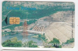 Phonecard , Africa, Ghana , 2003 , 150 UNITS , Akosombo Hydro Electric Dam ,  Used - Ghana