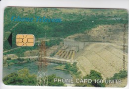 Phonecard , Africa, Ghana , 2002 , 150 UNITS , Akosombo Hydro Electric Dam ,  Used - Ghana