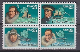 United States 1988 Antarctic Explorers 4v ** Mnh (20653) - Andere & Zonder Classificatie