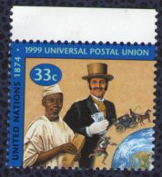 Nations Unies 1999 ONU Neuf UPU Universal Postal Union Bord De Feuille - Neufs