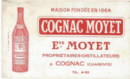 Buvard /Spiritueux/Cognac MOYET/Cognac / Charente/Vers 1950    BUV195 - Liqueur & Bière