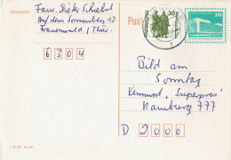 DDR / GDR - Postkarte Echt Gelaufen / Postcard Used (D1284) - Postkarten - Gebraucht
