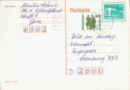 DDR / GDR - Postkarte Echt Gelaufen / Postcard Used (D1289) - Postkarten - Gebraucht
