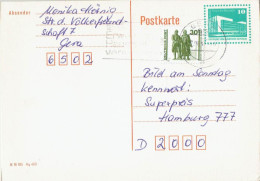 DDR / GDR - Postkarte Echt Gelaufen / Postcard Used (D1290) - Postkarten - Gebraucht