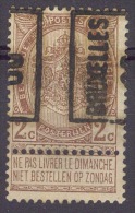 België/Belgique  Preo  N°315A  Bruxelles 1900. - Roller Precancels 1900-09