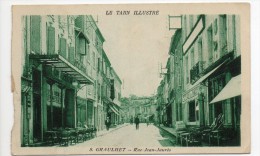 81 - Graulhet - Rue Jean-jaurès -cafés - Graulhet