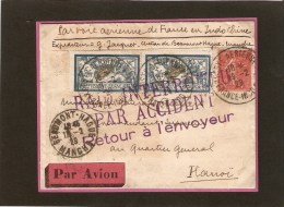 19.2.1929 Paris-Hanoi "Dragon D'Annam" Raid Interrompu" D.Costes,Bellonte,Codos RARE - 1927-1959 Lettres & Documents