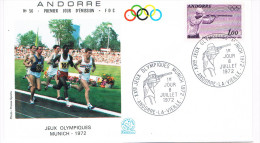 Envelope Premier Jour 1980  FDC N° 56 Jeux Olympiques Munich 1972 - Gebruikt