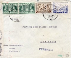 GRECE LETTRE CENSUREE POUR L'ALLEMAGNE 1941 - Covers & Documents