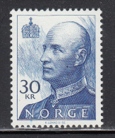 Norway MNH Scott #1019A 30k King Harald, Dark Blue - Neufs