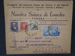 ESPAGNE - Lettre Censurée - Guerre Nationaliste - Détaillons Collection - Lot N° 5472 - Marcas De Censura Nacional