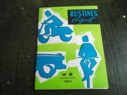 REVUE PETIT FORMAT RUSTINES DIGEST  1960 N5 - Motorrad