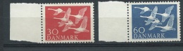 Dänemark 1956 Schwäne Mi.-Nr. 364 - 365 ** / Mnh - Neufs