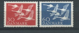 Dänemark 1956 Schwäne Mi.-Nr. 364 - 365 ** / Mnh - Neufs