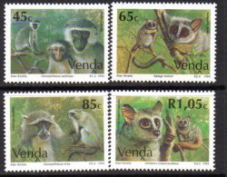 Venda 1994 Monkeys Set Of 4, MNH - Venda