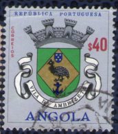 Angola 1963 Oblitéré Rond Used Blason Ville Vila De Ambrizete - Angola