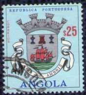 Angola 1963 Oblitéré Rond Used Blason Ville Vila De Ambriz - Angola